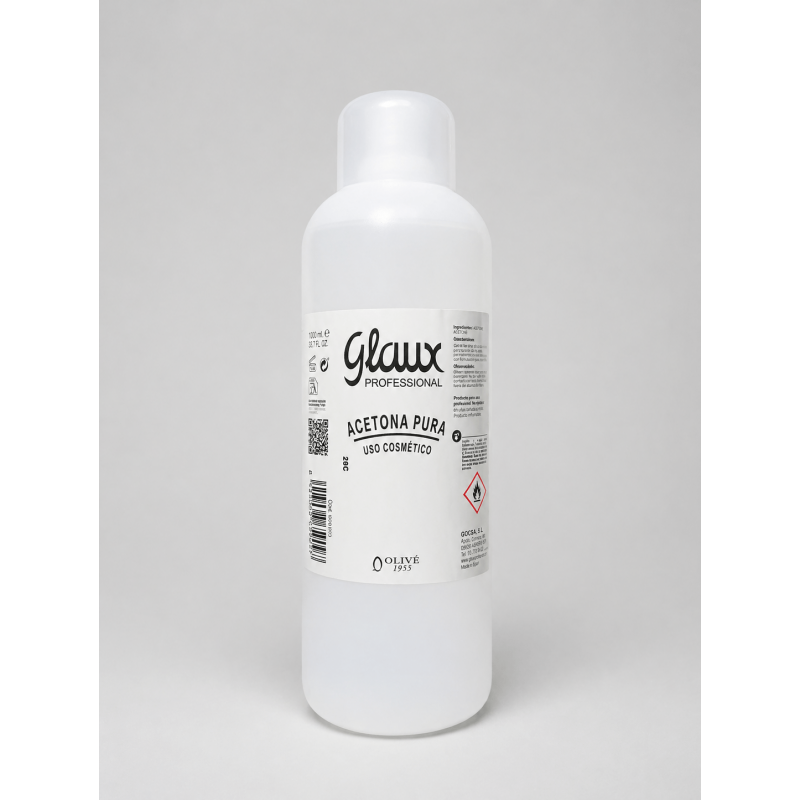 Acetona pura 1000ml | Glaux