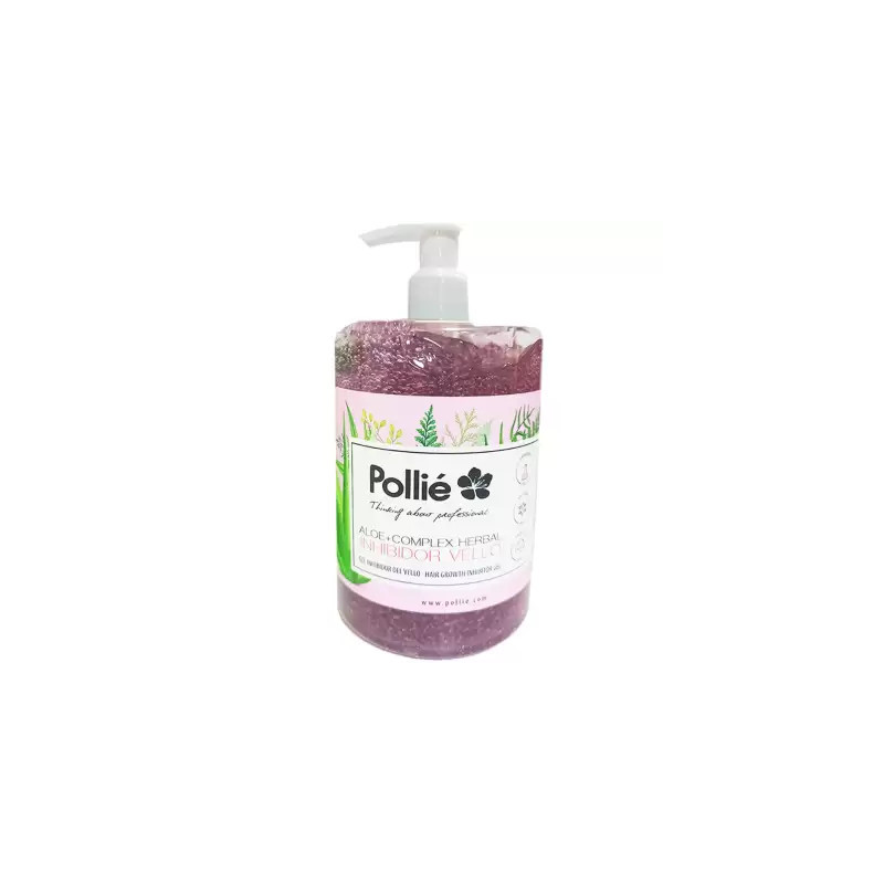 Gel Inhibidor Vello Aloe + Complex Herbal 500ml  | Pollié