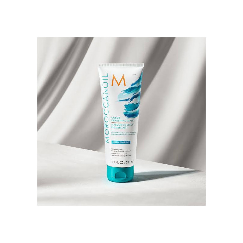 Mascarilla con Color: Aguamarina | Moroccanoil
