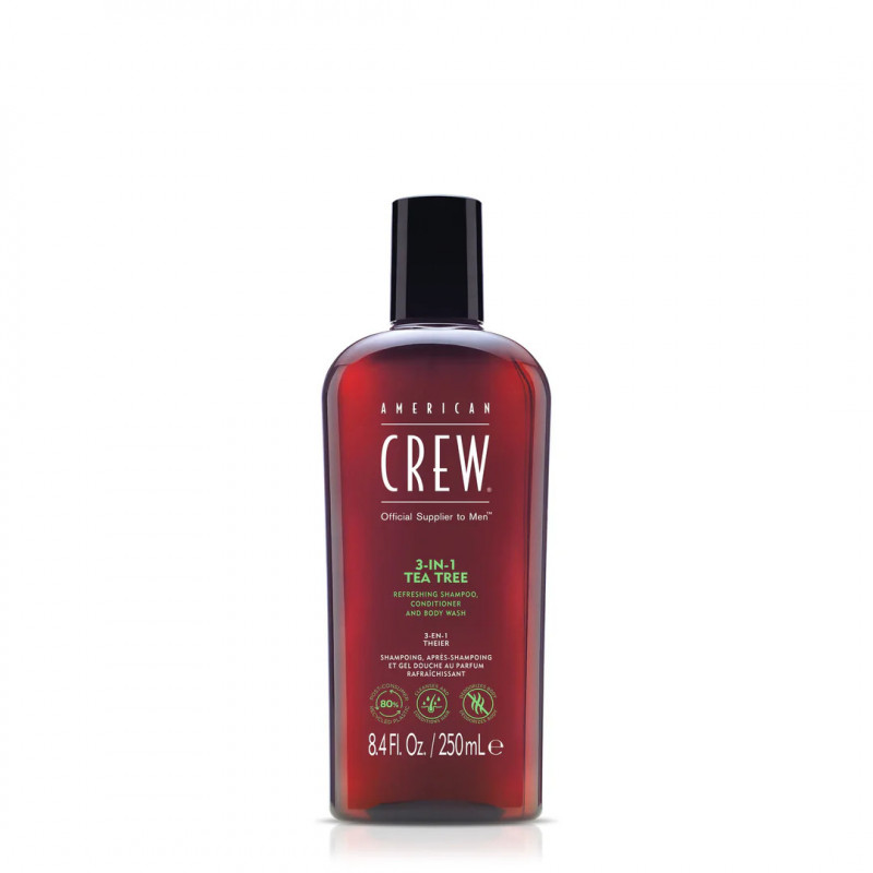 3-IN-1 TEA TREE SHAMPOO, CONDITIONER & BODY WASH FOR MEN 250ml