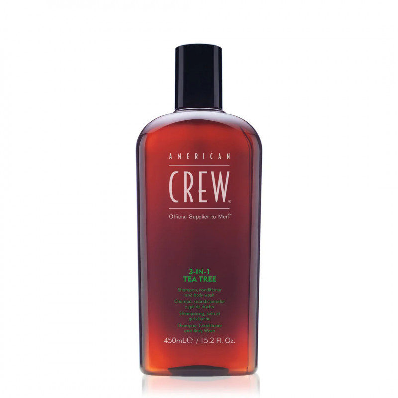 3-IN-1 TEA TREE SHAMPOO, CONDITIONER & BODY WASH | American Crew