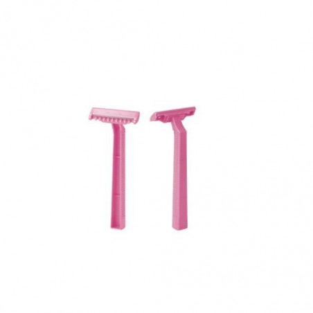 Dispensador 100 maquinillas desechables Rosa | Pollié