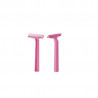 Dispensador 100 maquinillas desechables Rosa | Pollié