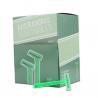 100 Rasuradoras Desechables de 2 hojas. Verdes.